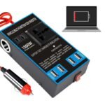 Onduleur de Voiture Polyvalent avec USB et Convertisseur 12V à 220V - محول طاقة السيارة متعدد الاستخدامات